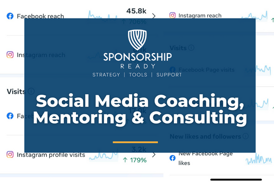 Social Media Coaching, Mentoring & Consulting with Sponsorship Ready