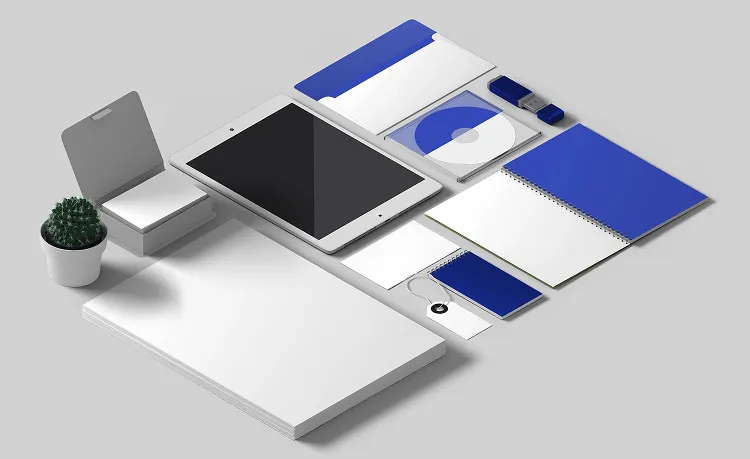 Professional school stationery design including letterheads and business cards