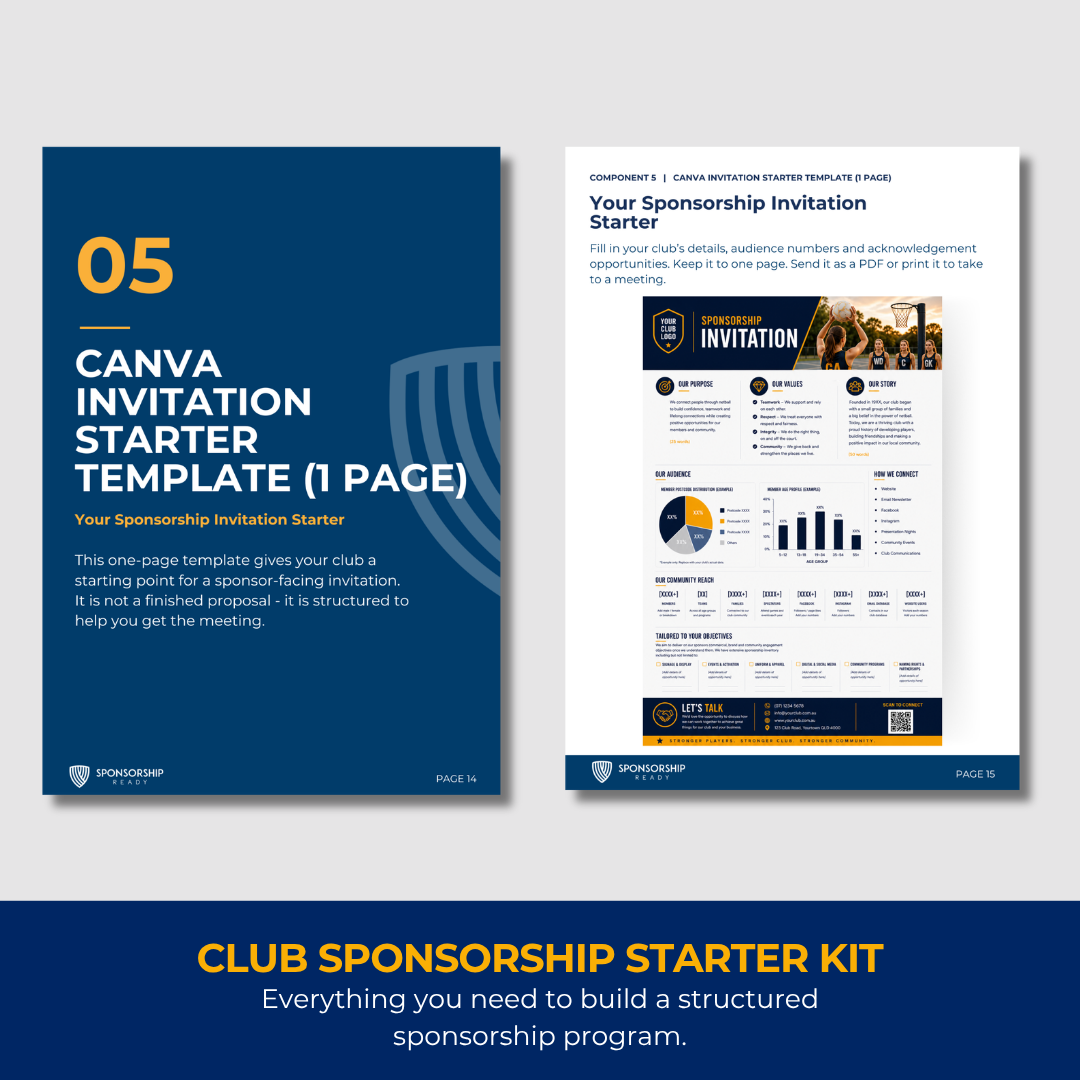 Club Sponsorship Starter Kit - Image 2